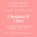 Load image into Gallery viewer, Chestnut & Clove - Handmade 10 oz. Soy Wax Candle