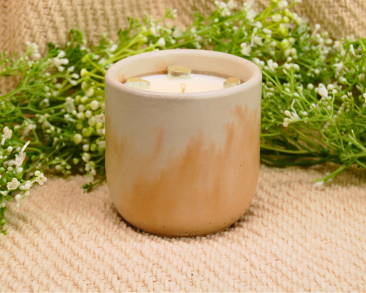 Bergamot Citron - Handmade Vessel - 9 oz. Soy Wax Candle