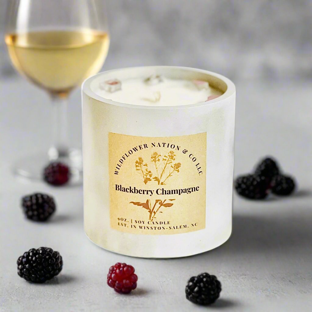 Blackberry Champagne - Tangy Lime, Juicy Blackberry, Pine, Sparkling Champagne