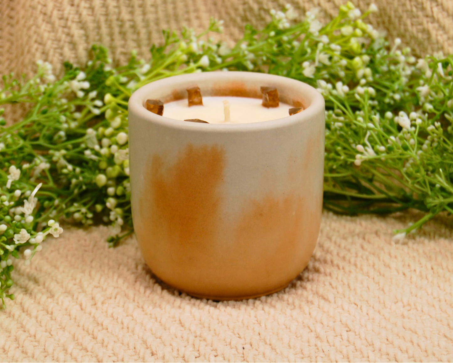 Citrus Pomander - Handmade Vessel - 9 oz. Soy Wax Candle