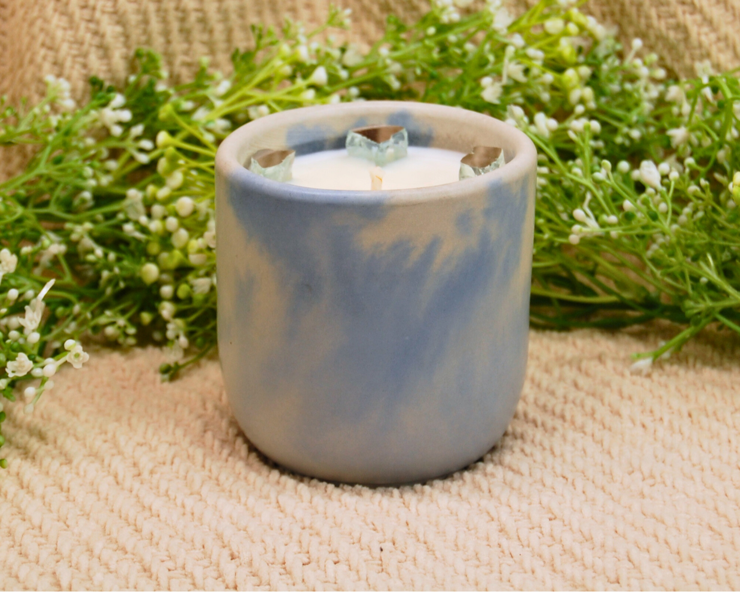 Smoky Mountain Rain - Handmade Vessel - 9 oz. Soy Wax Candle