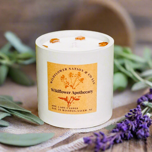 Wildflower Apothecary - Soothing Lavender, Chamomile, Sage, Cedar